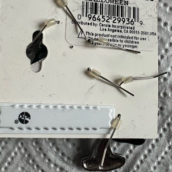 Lot of 3 Halloween Earrings Dangles - Picture 7 of 7